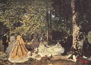 Claude Monet Dejeuner sur l'herbe(study) (nn02) USA oil painting artist